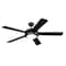 Westinghouse Comet 52" 5-Blade Matte Black Indoor Ceiling Fan w/Dimmable LED Light 7224200 - alternate 1